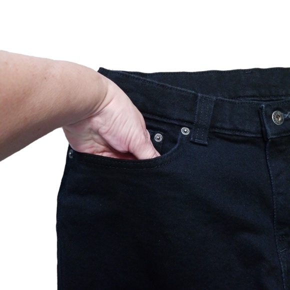 VINTAGE Riveted by Lee Women's Black‎ Bootcut Jeans Sz. 10M - Picture 4 of 10